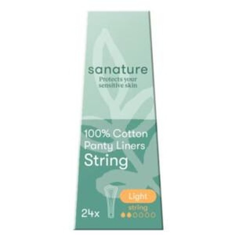 Sanature Cotton Panty Liners String - Comfortable And Breathable Feminine Hygiene Product