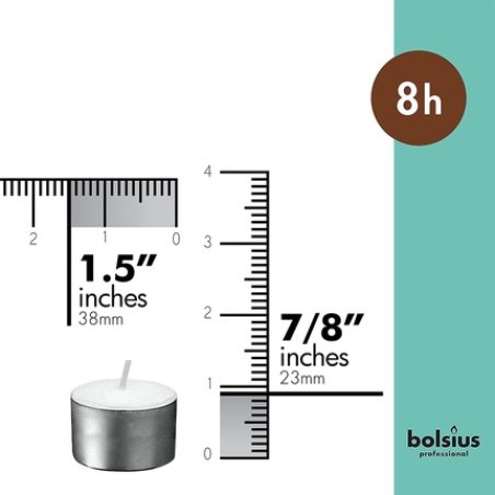 90 Bolsius Long Burn 8 Hour Tea Lights Professional Tealights Candles