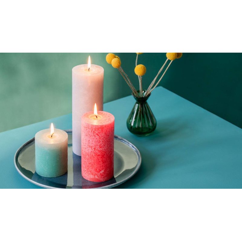 Bolsius Stompkaars Rust. Sandy Gray 190x68mm