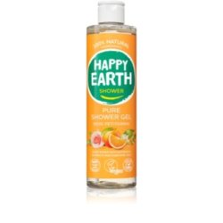 Happy Earth Pure Shower Gel Rose Petitgrain - 300 Ml