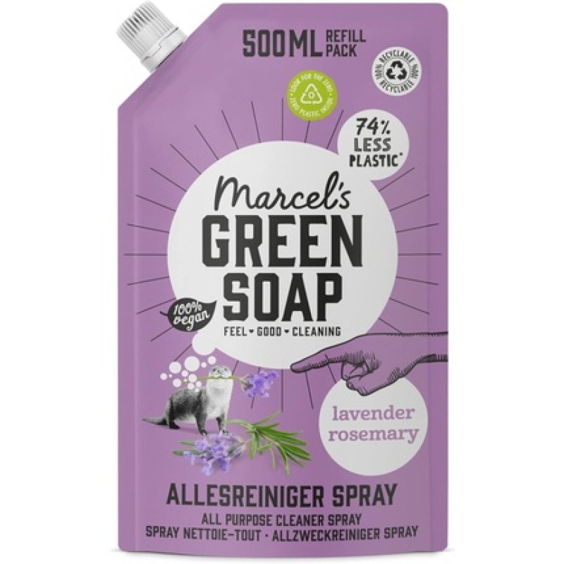 Marcel's Green Soap All-purpose Spray Refill Lavender & Rosemary Cleaning Spray 500ml