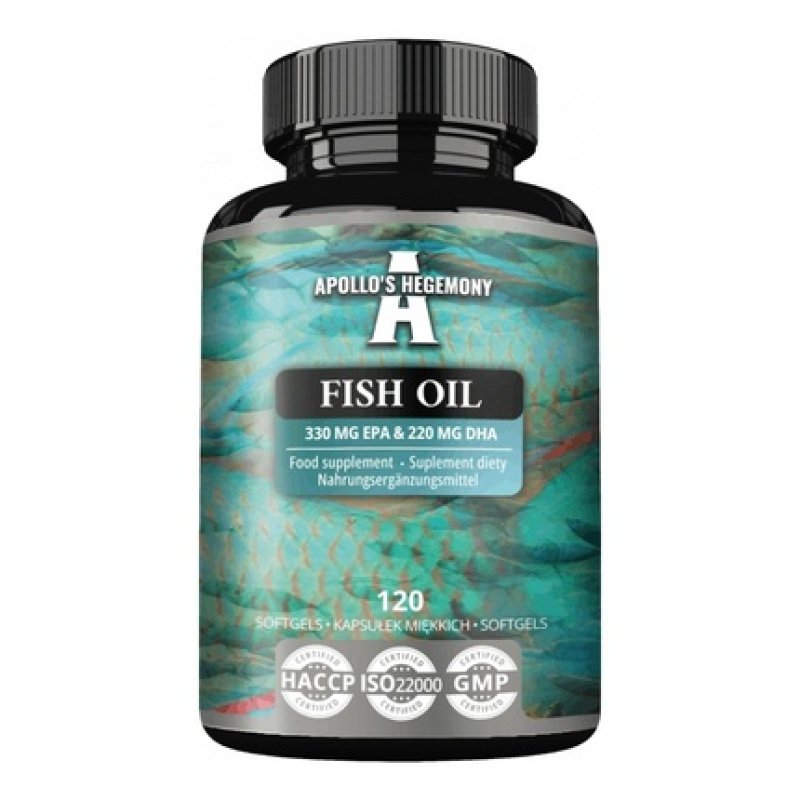 Apollo's Hegemony Fish Oil Dietary Supplement 120 Capsules