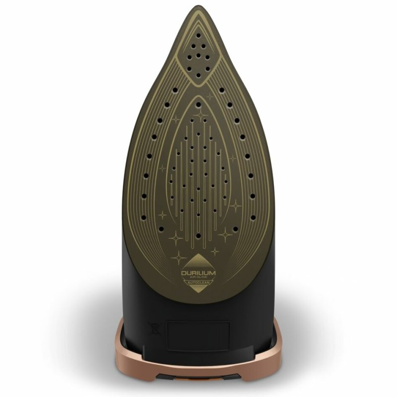 Tefal Ultimate Power Pro FV9E50 Dry & Steam iron Durilium AirGlide Autoclean soleplate 3200 W Black Copper