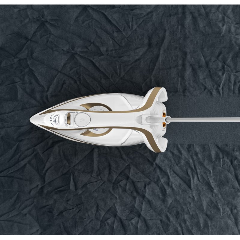 Tefal Puregliss FV8042 Dry & Steam iron Durilium AirGlide Autoclean soleplate 3000 W Bronze White