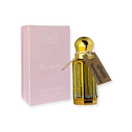 Hekayat Attar Genzee Marshmallow Perfume Oil Concentrate For Women, 12 Ml