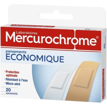 Mercurochrome Economic Plasters 20 Plasters