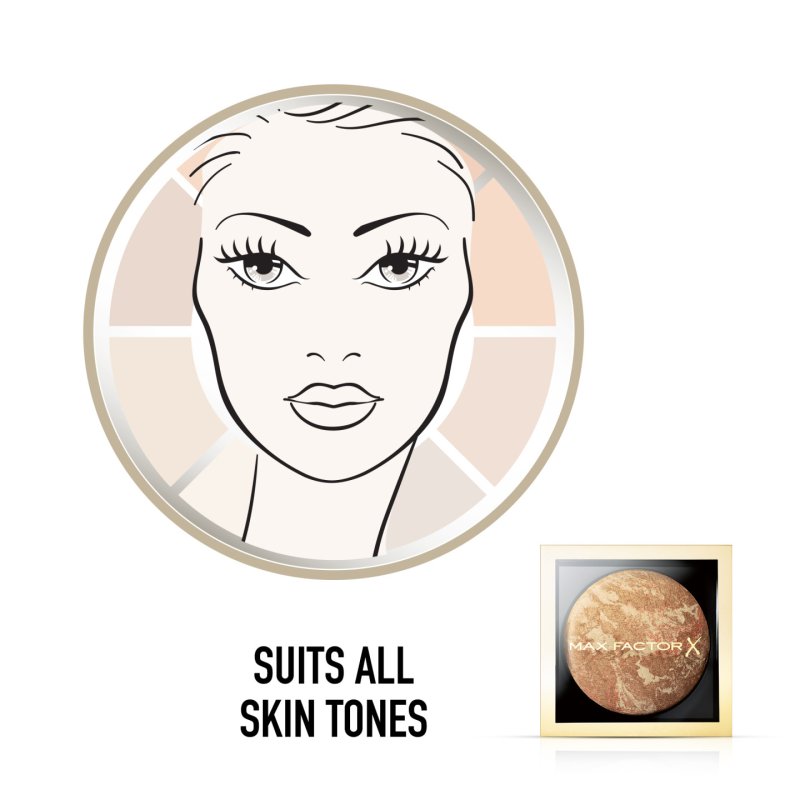 Max Factor Bronzer 10 Bronze with Baked Minerals and Easy Application 3g