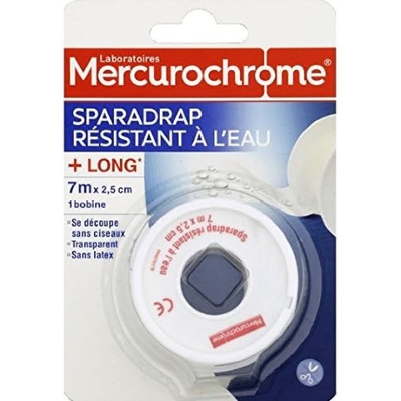 Mercurochrome Waterproof Plaster 7m