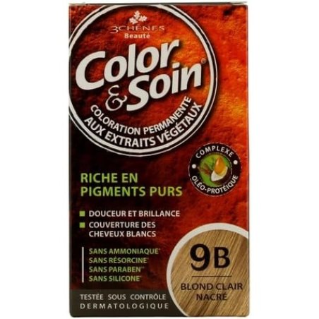 Les 3 Chenes Color & Soin Permanent Color Care Pearly Light Blonde 9B