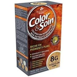 Les 3 Chenes Color & Soin Woman Hair Dye Golden Light Blonde 8g