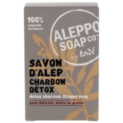 Tade Aleppo Soap Charcoal Detox 150g - Solid Aleppo Soap with Activated Carbon