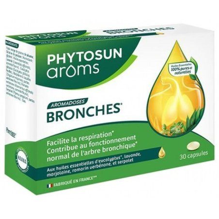 Phytosun Aroms Aromadoses Bronchi 30 Capsules - Essential Oil Blend