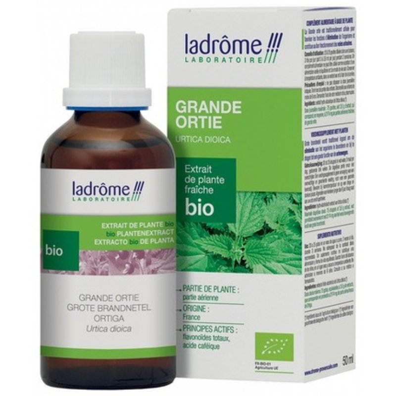 Ladrome Fresh Plant Extract Organic Nettle Food Supplement 50ml
