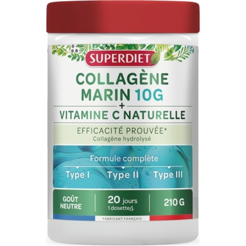 Superdiet Marine Collagen with Natural Vitamin C Unflavored