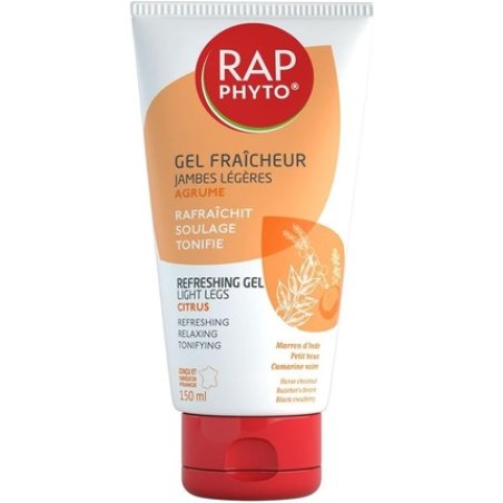 Citrus Freshness Gel for Light Legs 150ml Certified Organic Rap Phyto