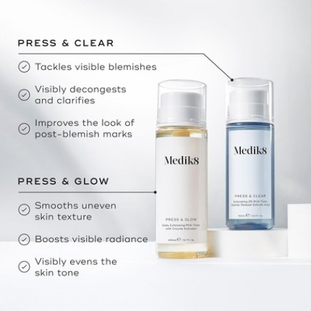 Medik8 Press & Clear Exfoliating 2% BHA Clarifying Toner - Salicylic