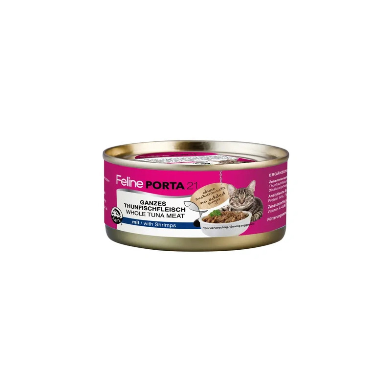 Porta21 - Feline Tuna with Shrimps - 156 g