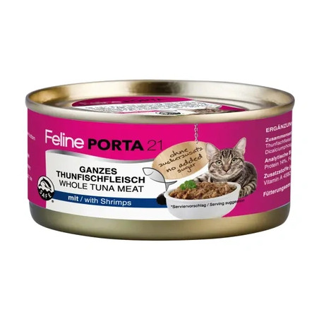 Porta21 - Feline Tuna with Shrimps - 156 g