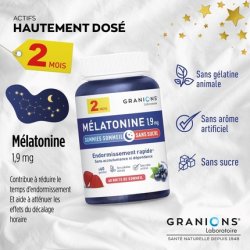 Granions Melatonin Sleep Gummies 1.9mg