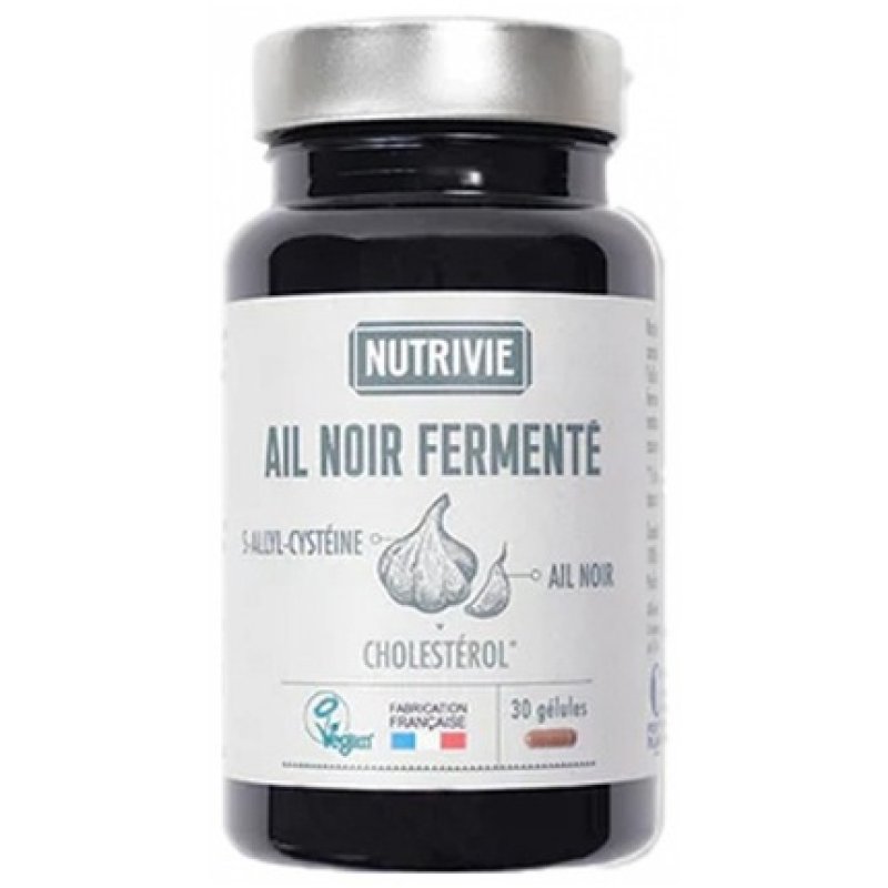 Aquasilice Fermented Black Garlic Dietary Supplement 30 Capsules