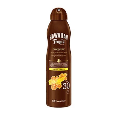 Hawaiian Tropic Brume Huile D'argan SPF 30, 180 ml
