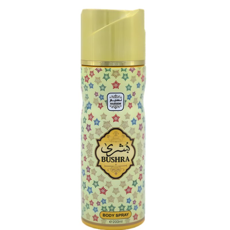 Naseem Bushra Body Spray, Unisex, 200 Ml