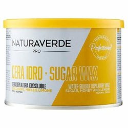 Naturaverde Water Soluble Depilatory Wax With Sugar, Honey And Lemon For N