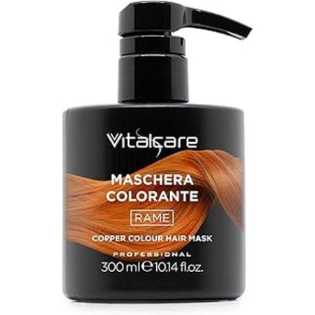 Vitalcare Revitalizing And Toning Hair Coloring Mask Copper Color Ammonia-Free 300 Ml