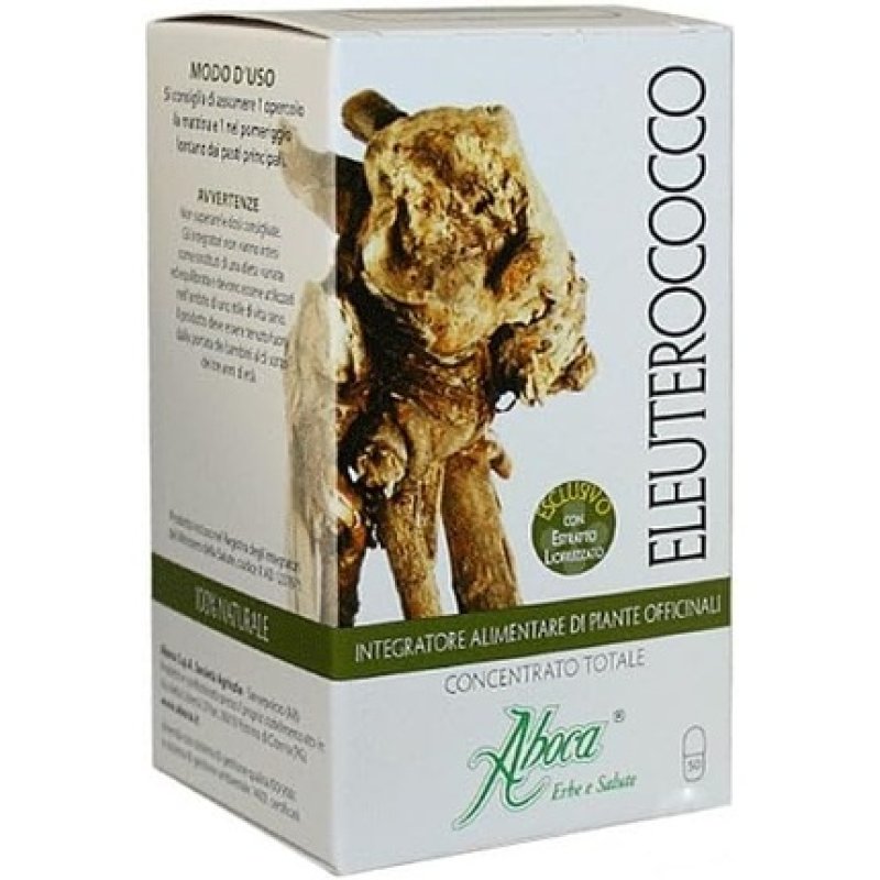 Aboca Naturaterapia Linea Difesa Eleutherococcus Total Concentrate 50 Capsules