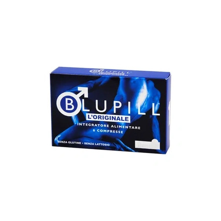 Cantassium Benessere 1968 Srl Blupill Supplement For Male Physical Performance 6 Tablets