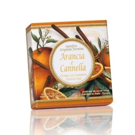 Fiorentino Craft Soap Factory Orange and Cinnamon Soap 100g