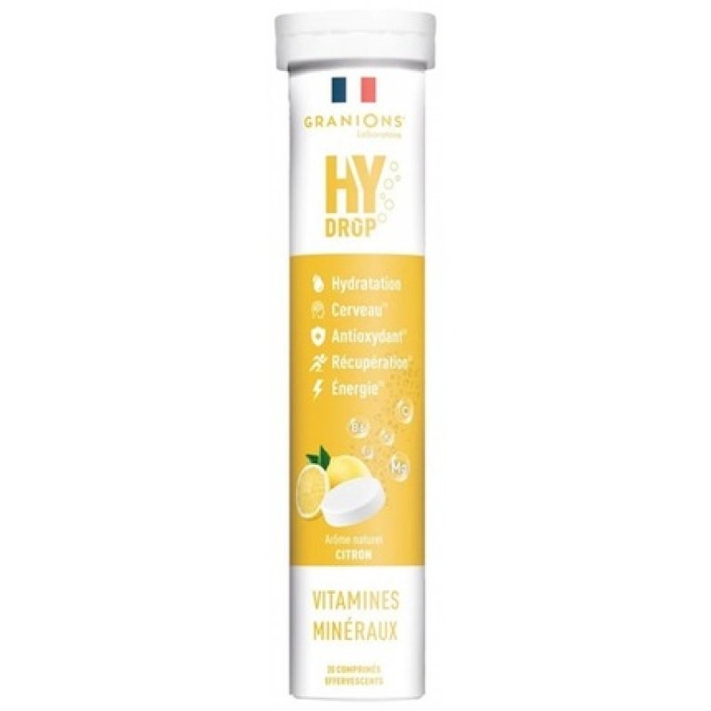 Granions Hy Drop Vitamins and Minerals Effervescent Tablets - 20 Count