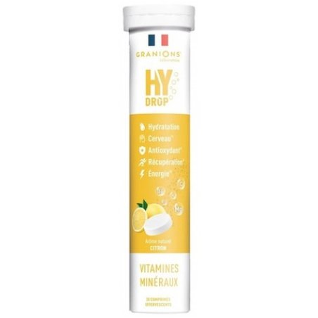 Granions Hy Drop Vitamins and Minerals Effervescent Tablets - 20 Count