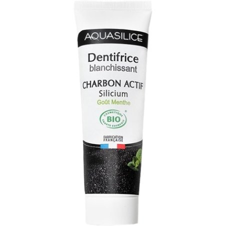 Aquasilice Organic Charcoal Whitening Toothpaste 75ml