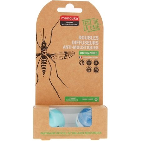 Manouka Double Anti-Mosquito Diffusers - Blue