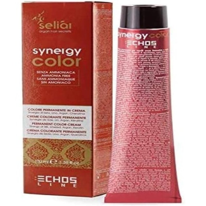 ECHOSLINE Seliàr Synergy Color Natural Light Ash Brown Cream Hair Colour without Ammonia 5.01 100ml