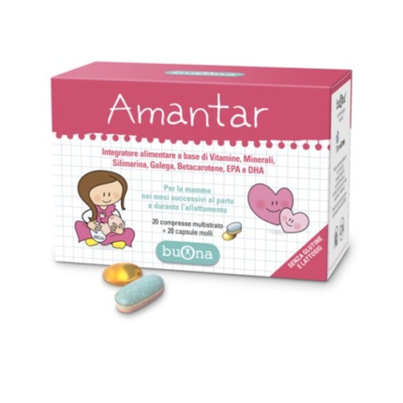 Amantar Steve Jones 20 Tablets and 20 Capsules - Pack of 2