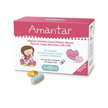 Amantar Steve Jones 20 Tablets and 20 Capsules - Pack of 2