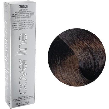 Cover Line Delicate Hair Color Permanent Cream 100ml 05.7/5T Light Tobacco Brown