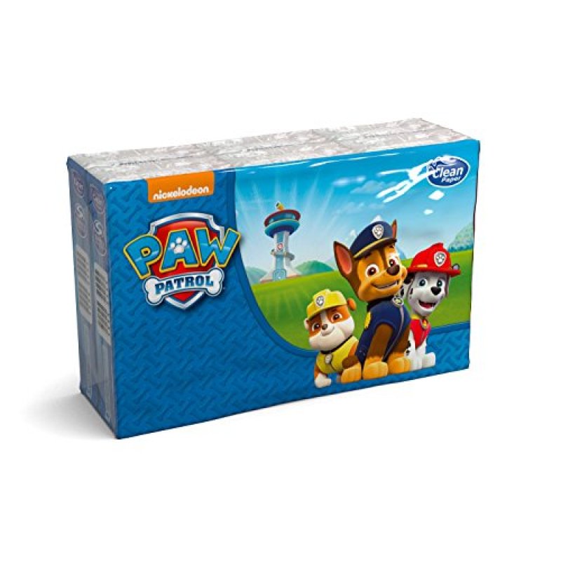 1 Pack Of 6 Packets Of Paw Patrol Tissues