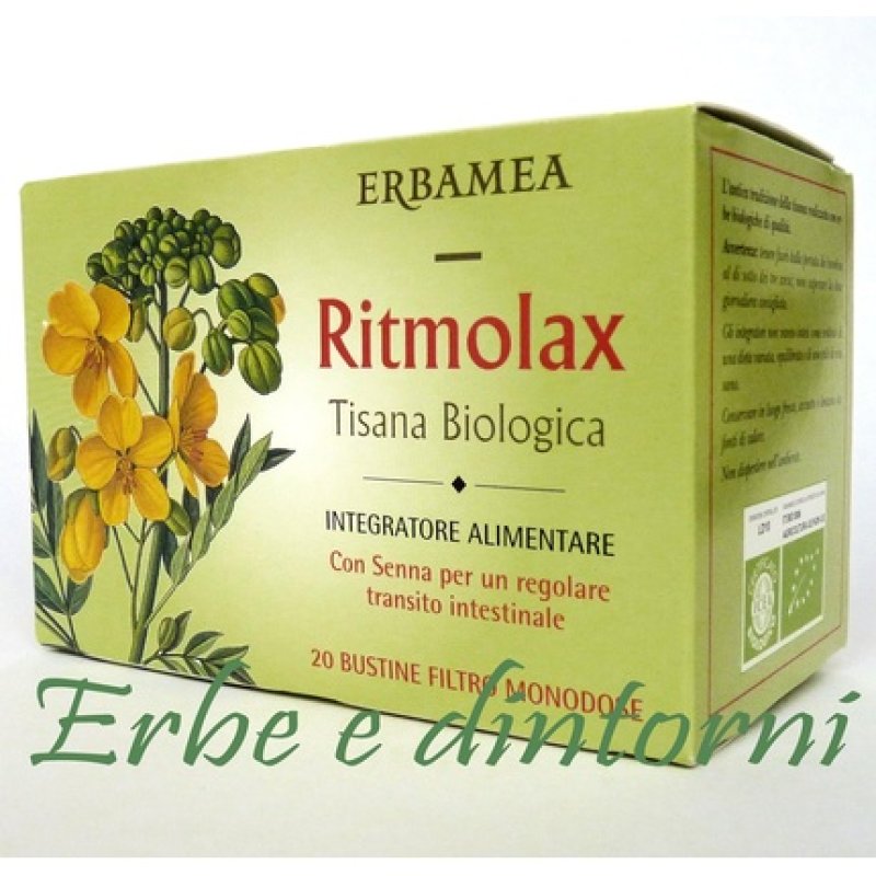 Erbamea Ritmolax Organic Herbal Tea 20 Bags