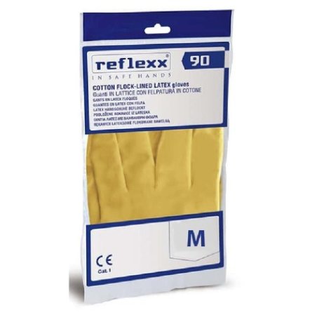 Reflex Latex Dishwashing Gloves M