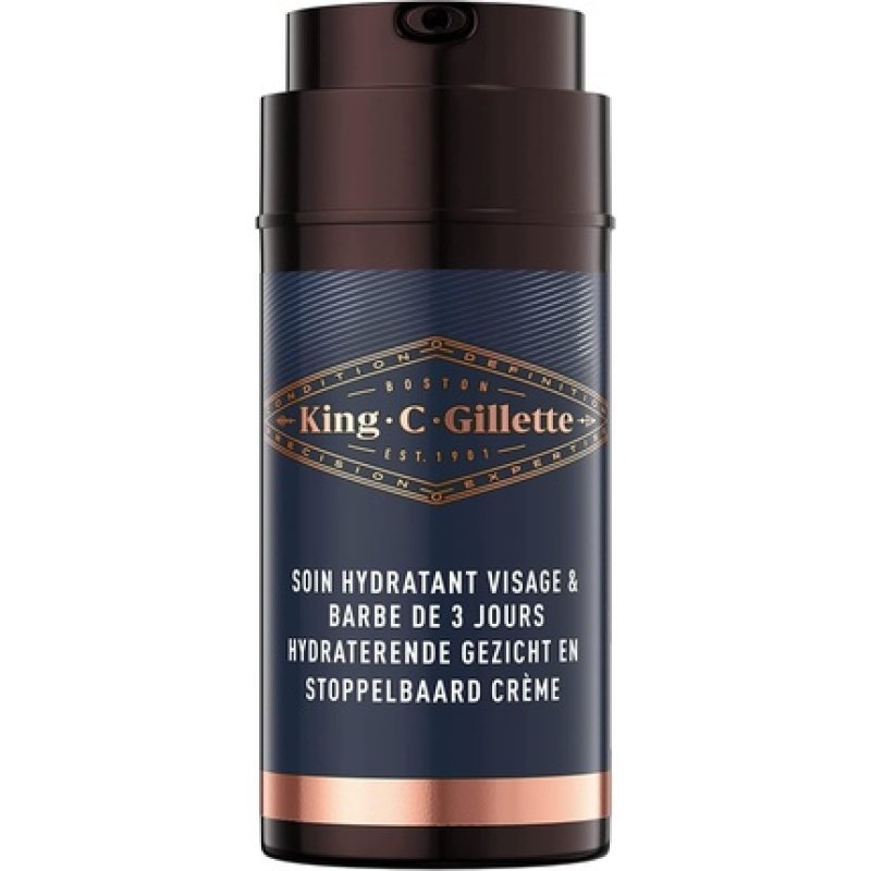 Gillette King C Moisturizer for Men - Face and Short Beard
