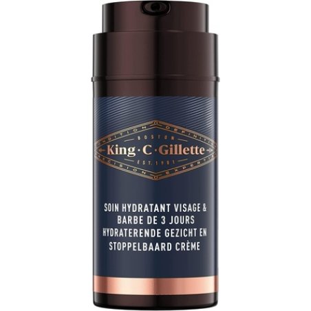 Gillette King C Moisturizer for Men - Face and Short Beard