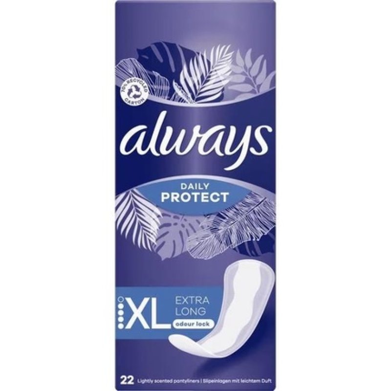 Always Daily Protect Extra Long Plus Panty Liners