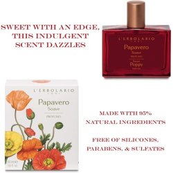 The Poppy Erbolario Soave Sweet Poppy Perfume for Women 50ml