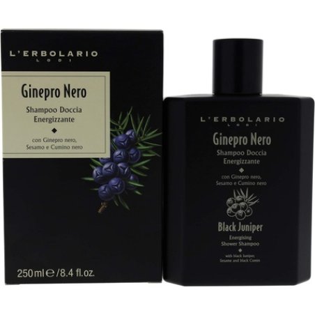 L'Erbolario Black Juniper Energizing Shower Shampoo 250ml