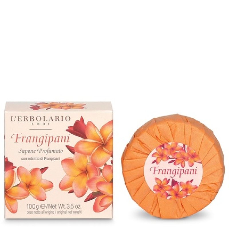 LErbolario Perfumed Soap Frangipani for Unisex 3.5 oz