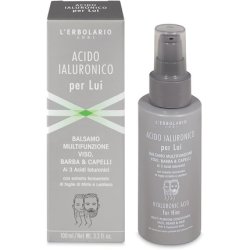 Lerbolario Hyaluronic Acid Multipurpose Conditioner for Face, Beard, and Hair