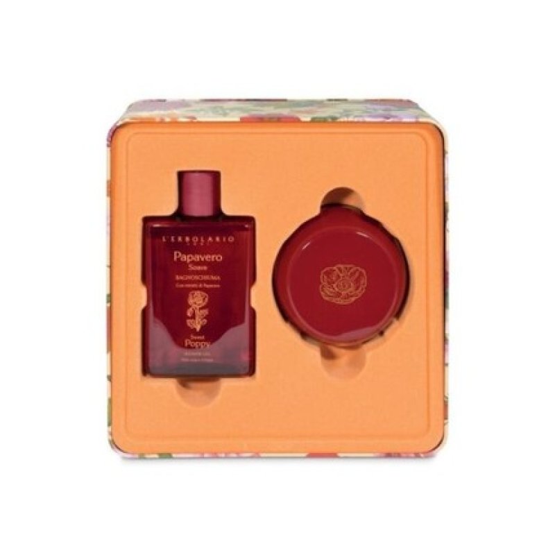 L'ERBOLARIO Beauty Secrets DUO Sweet Poppy Shower Gel and Body Cream
